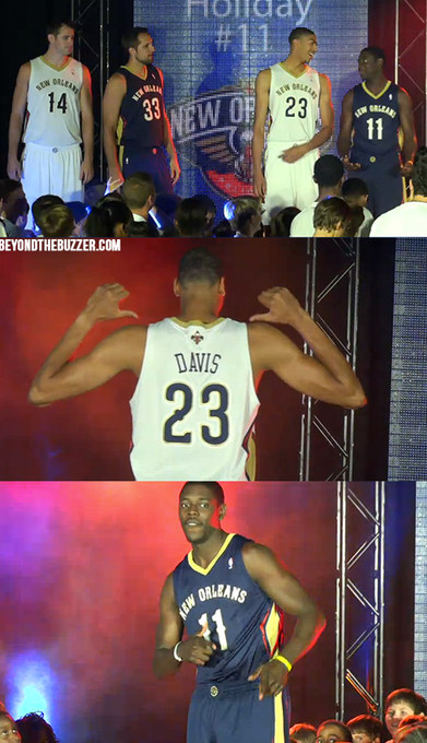 The New Orleans Pelicans unveil their new, positively plain, uniforms  (Photos)