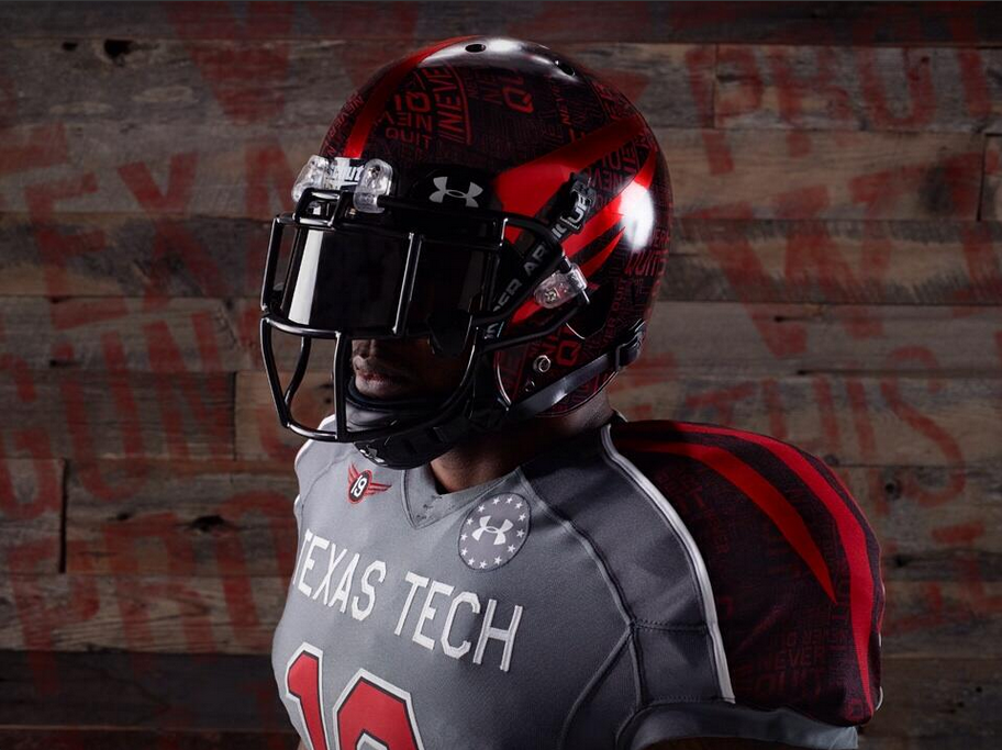 Texas Tech Red Raiders Team-Issued #93 Black Jersey with 150 Patch from the  2017 NCAA Football Season