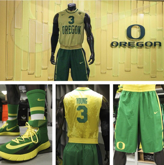 oregon basketball uniforms