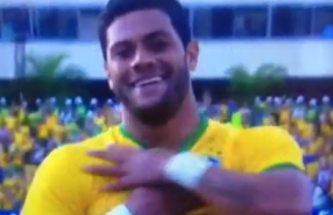 Hulk Does The Macarena Dance After Scoring A Goal For Brazil - Screen-Shot-2014-06-03-at-4.32.43-PM-300x194