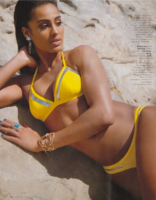 Skylar Diggins In A Bikini For Essence Magazine Photo Shoot