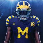 Michigan adidas football uniforms