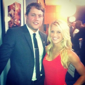 Kelly Hall, Matt Stafford's girlfriend, shows off dance moves for ...