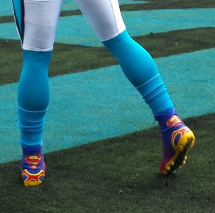 cam newton superman cleats