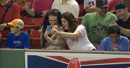 Foul Ball Selfie