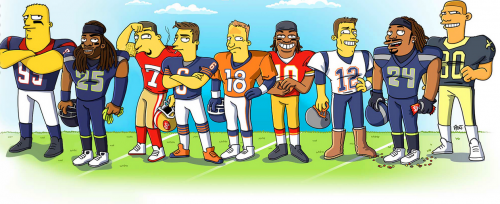 NFL Players Get Simpsonized By Bleacher Report